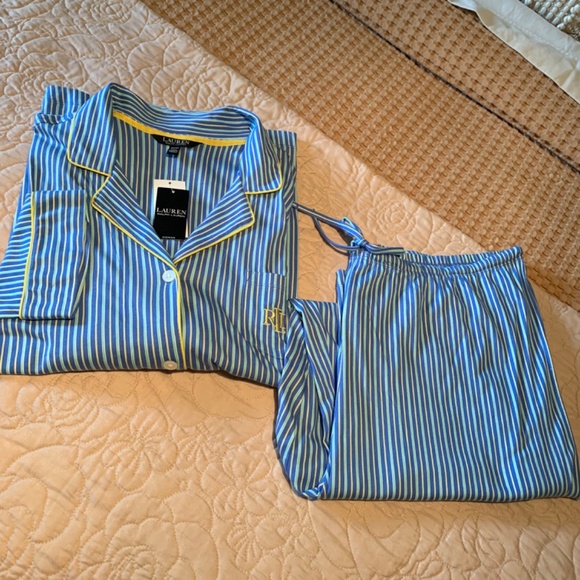 NWT PLUS 2X Ralph  Lauren Super soft  Cotton Blend PJ Set - Picture 2 of 7
